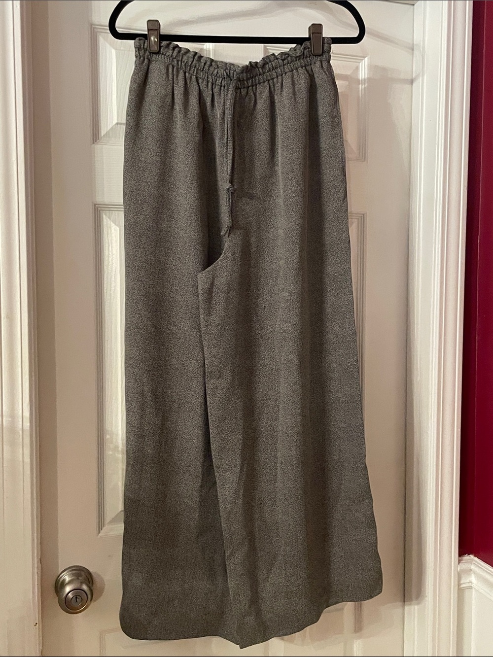 JH Collections Gray Wide-Leg Stretch Waist Pants - Picture 6 of 8